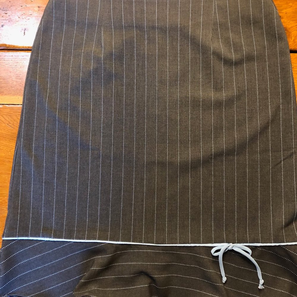 Lily grey and light blue skirt size M